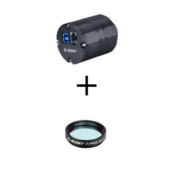 SV305Pro AR Câmera de Astronomia de Revestimento com Filtros de 1,25 polegadas - F9198C-W9142A